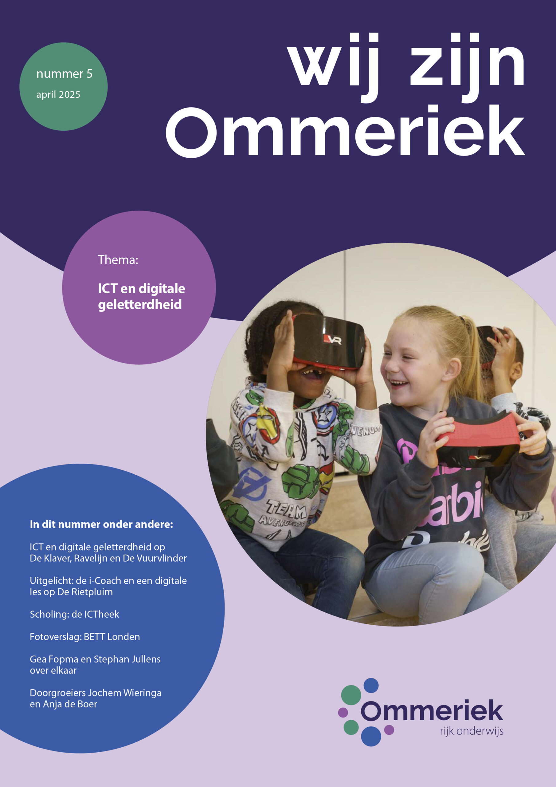 Cover Wij zijn Ommeriek Magazine april 2025