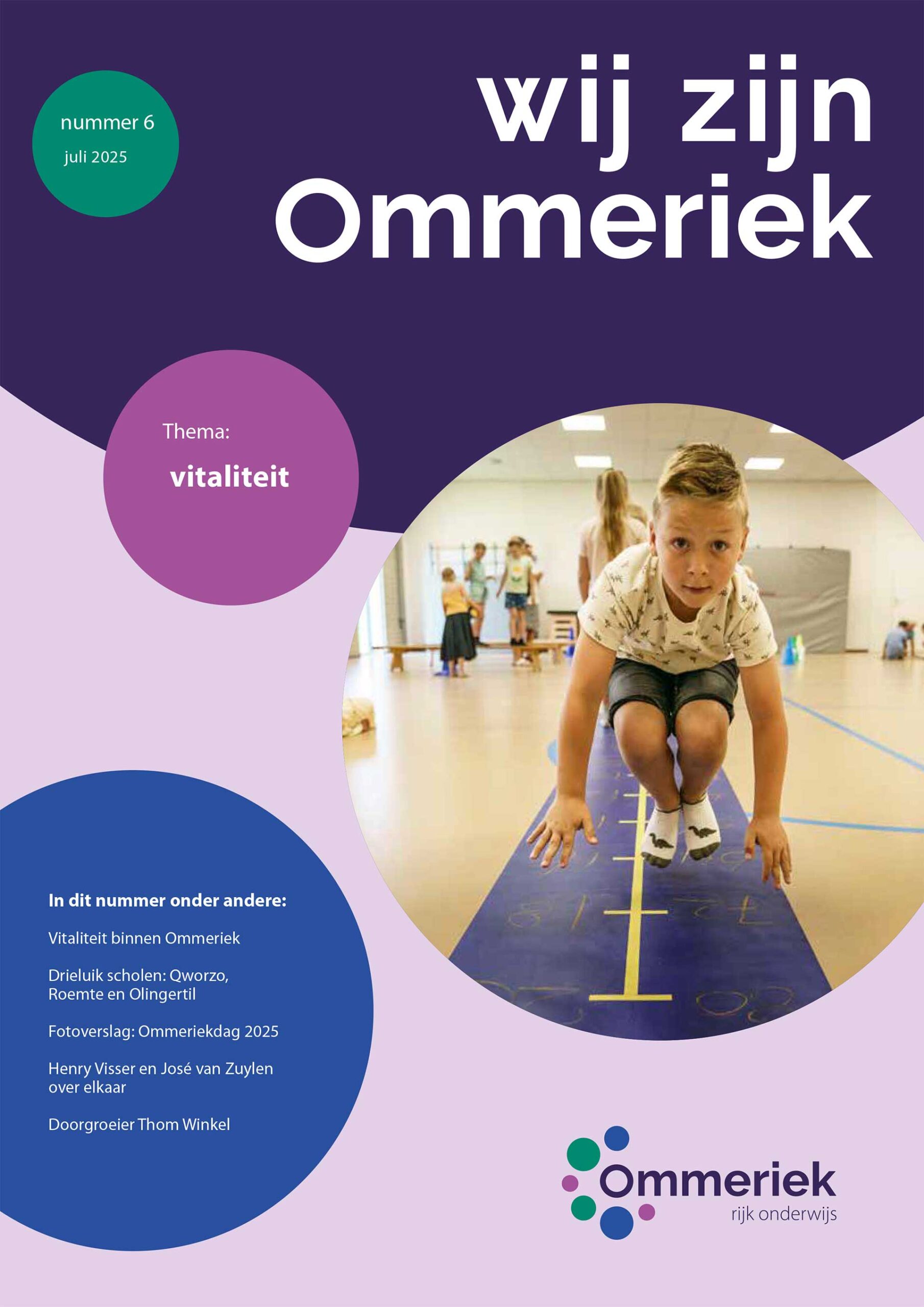 Cover Wij zijn Ommeriek Magazine april 2025